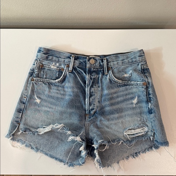 Agolde Jaden Shorts in Surreal Wash Sz 27 - Picture 5 of 6